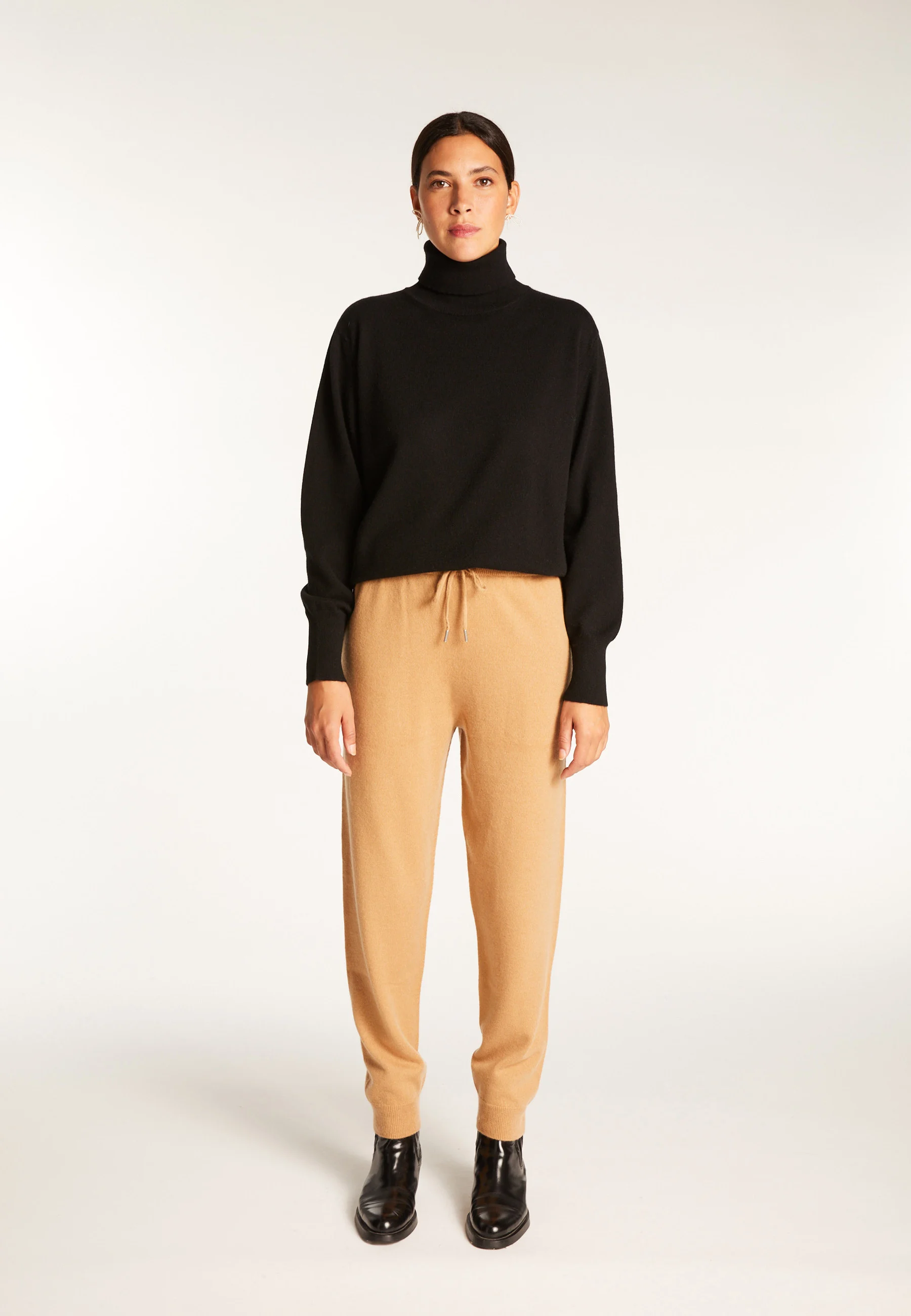 AMANDINEAH24 - Jogger en cachemire | Marron