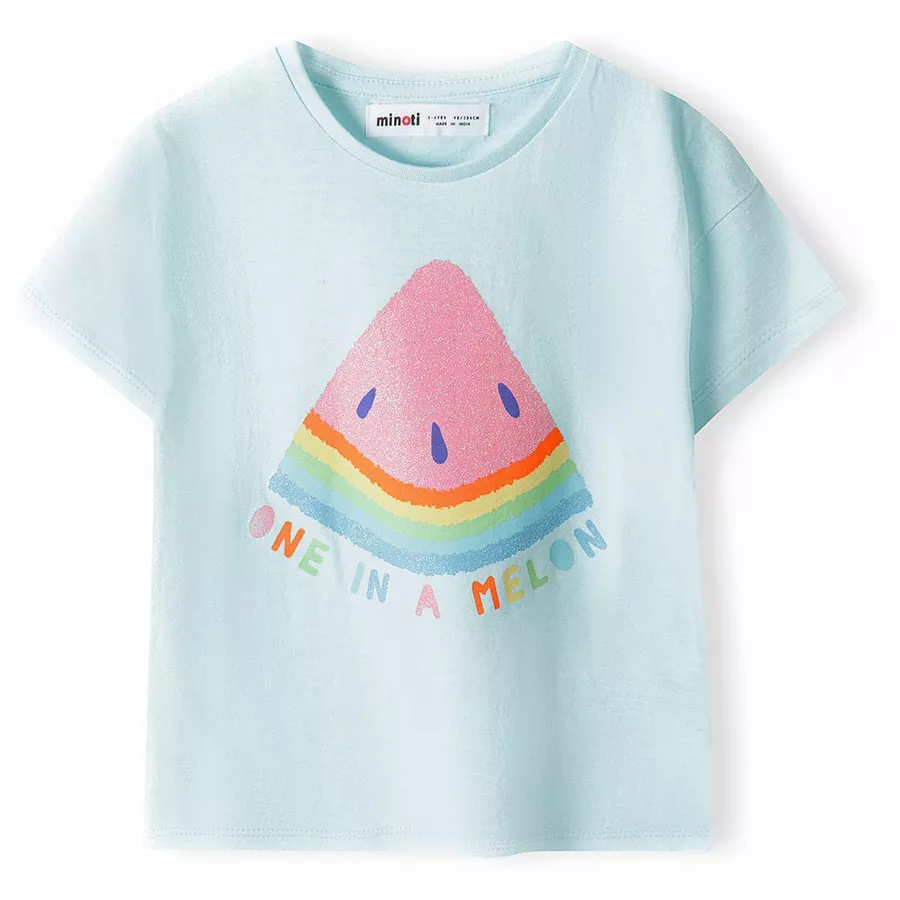 MINOTI 3er-Pack T-Shirts BlauWeißRosa