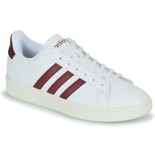 Adidas Sportswear - GRAND COURT 2.0 - Blanc / Bordeaux