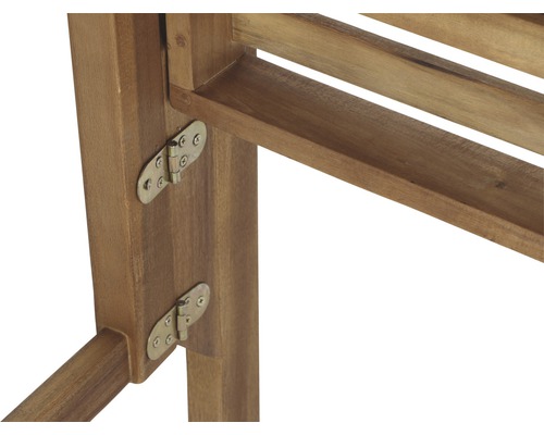 Siena Garden Lovera houten tuinbank, 2-zits, bruin