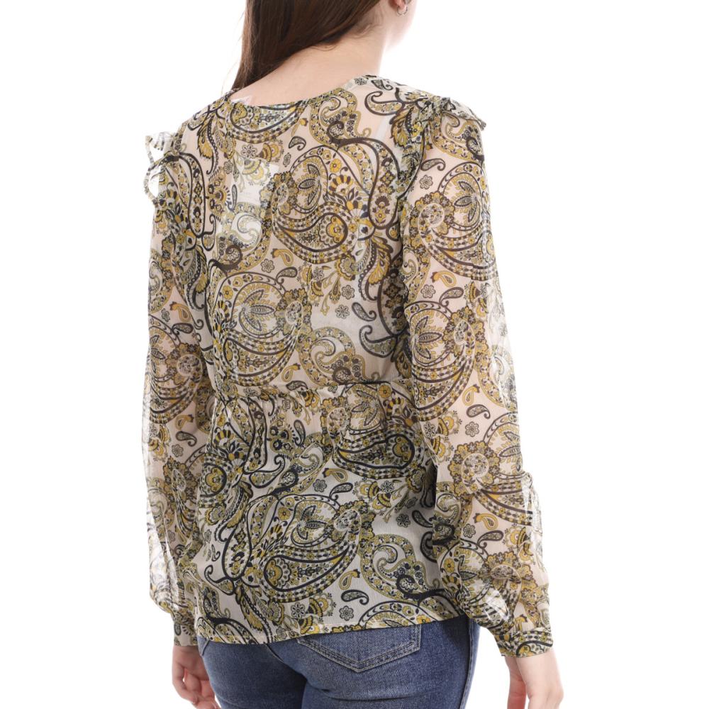 Les Tropéziennes Blouse Jaune Paisley Femme Les Tropéziennes Baliste