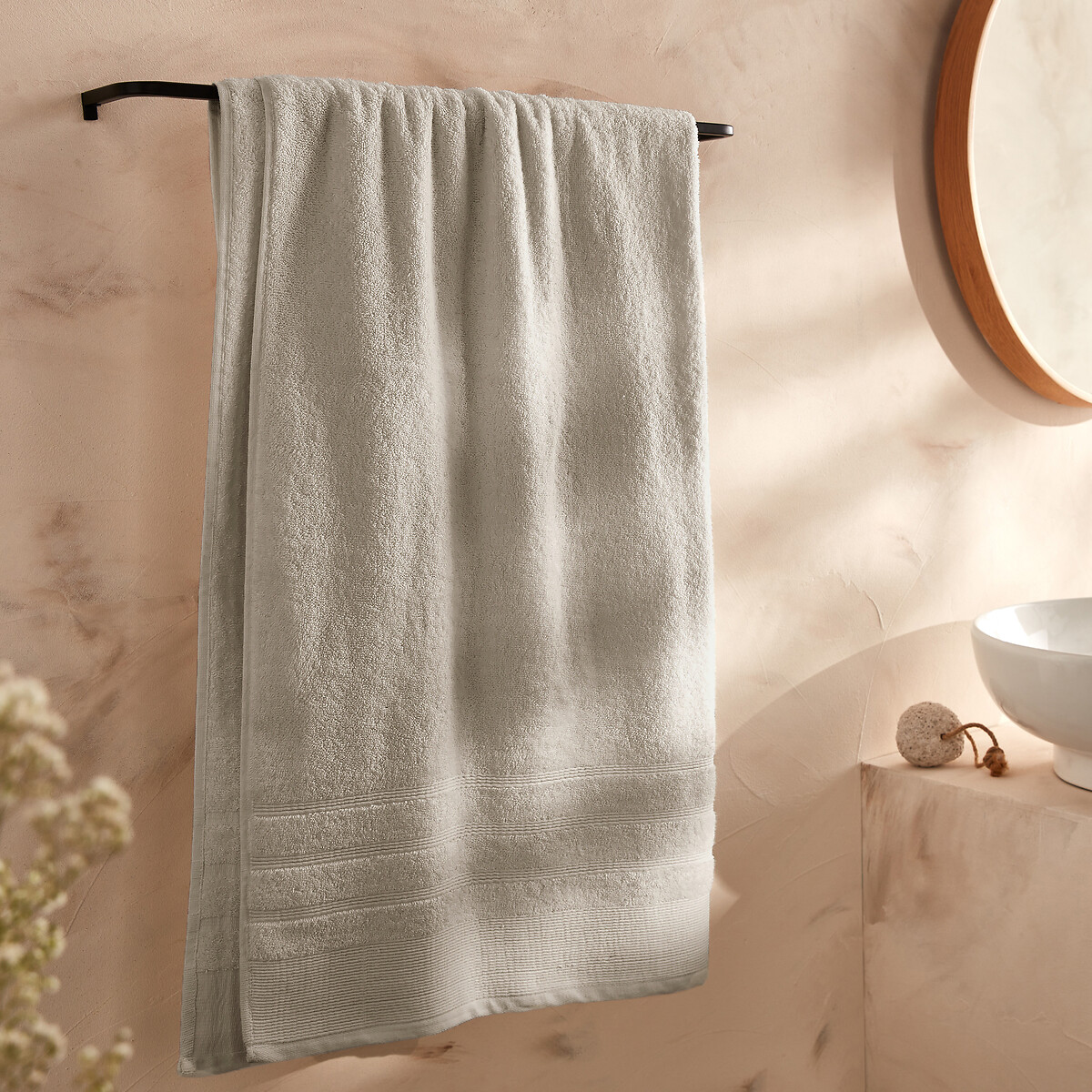 LA REDOUTE INTERIEURS<br>Toalha de banho maxi 600 g/m², Zavara