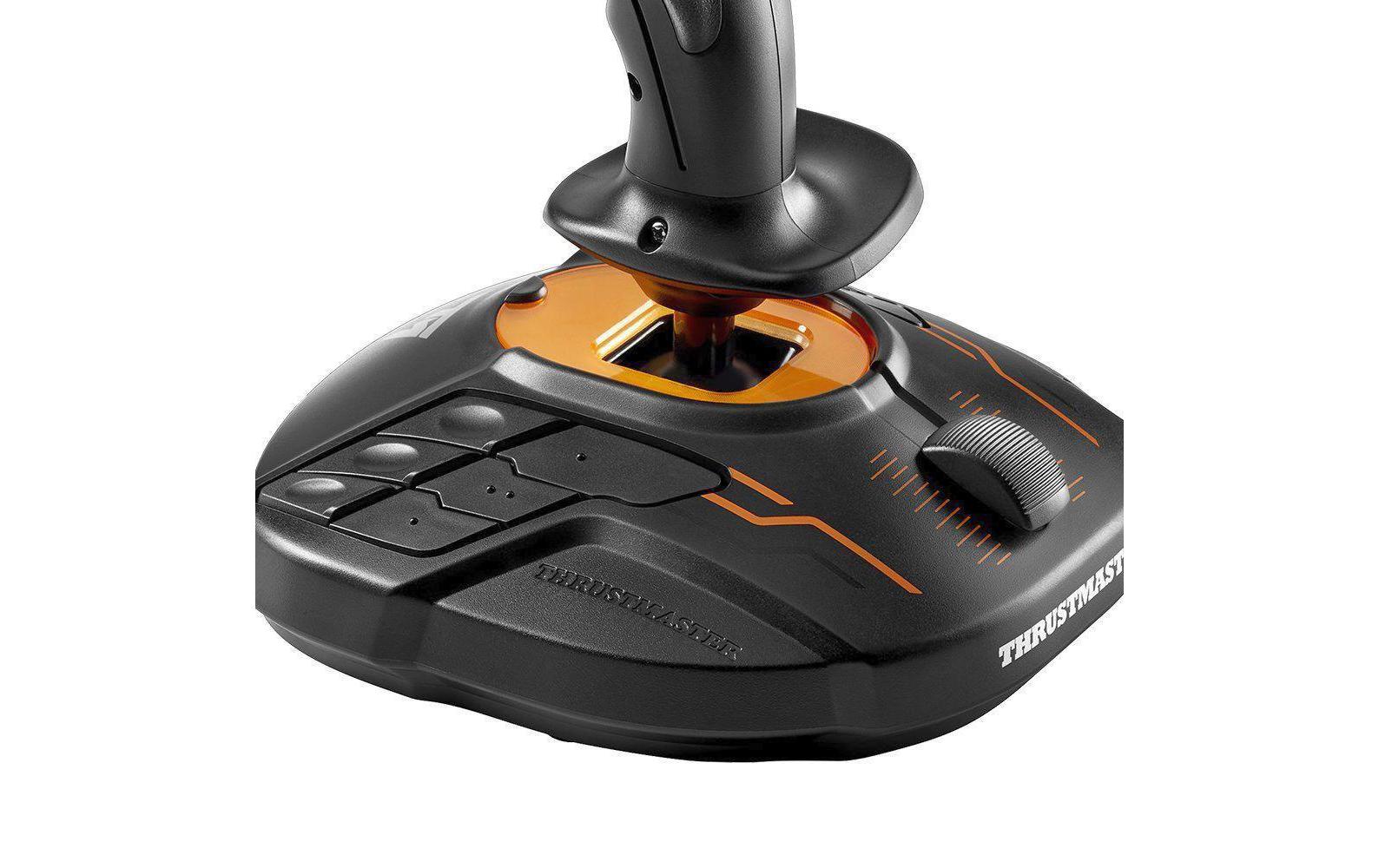 Joystick T.16000M FCS Space Sim Duo Flight Stick<br>Kombinieren Sie einen T.16000M FCS für die linke und einen für die rechte Hand