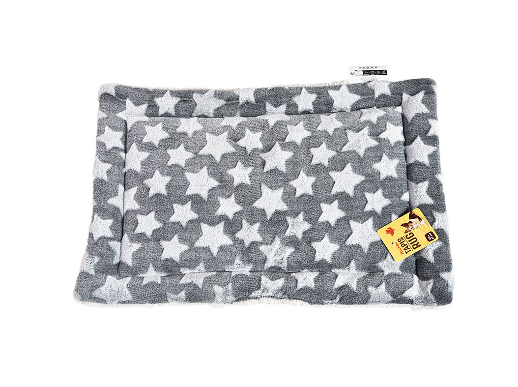 TAPETE POLIESTER AUCHAN AZUL 58X41CM