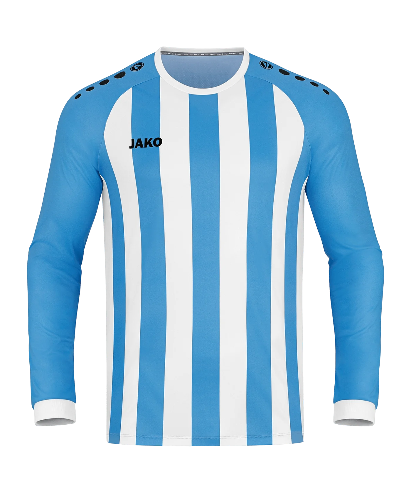 JAKO Inter Trikot Langarm Hellblau Weiss F432