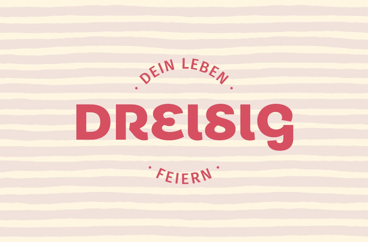 Flexibles Geschenk 30. Geburtstag (Dein Leben)