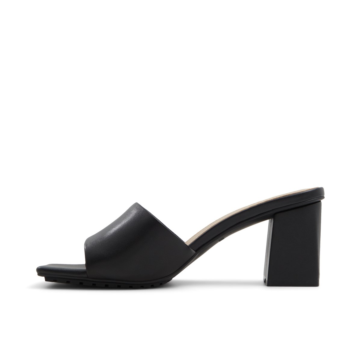 LUCA FERRI-Barg-Mules Sandales - Talon bloc - Noir