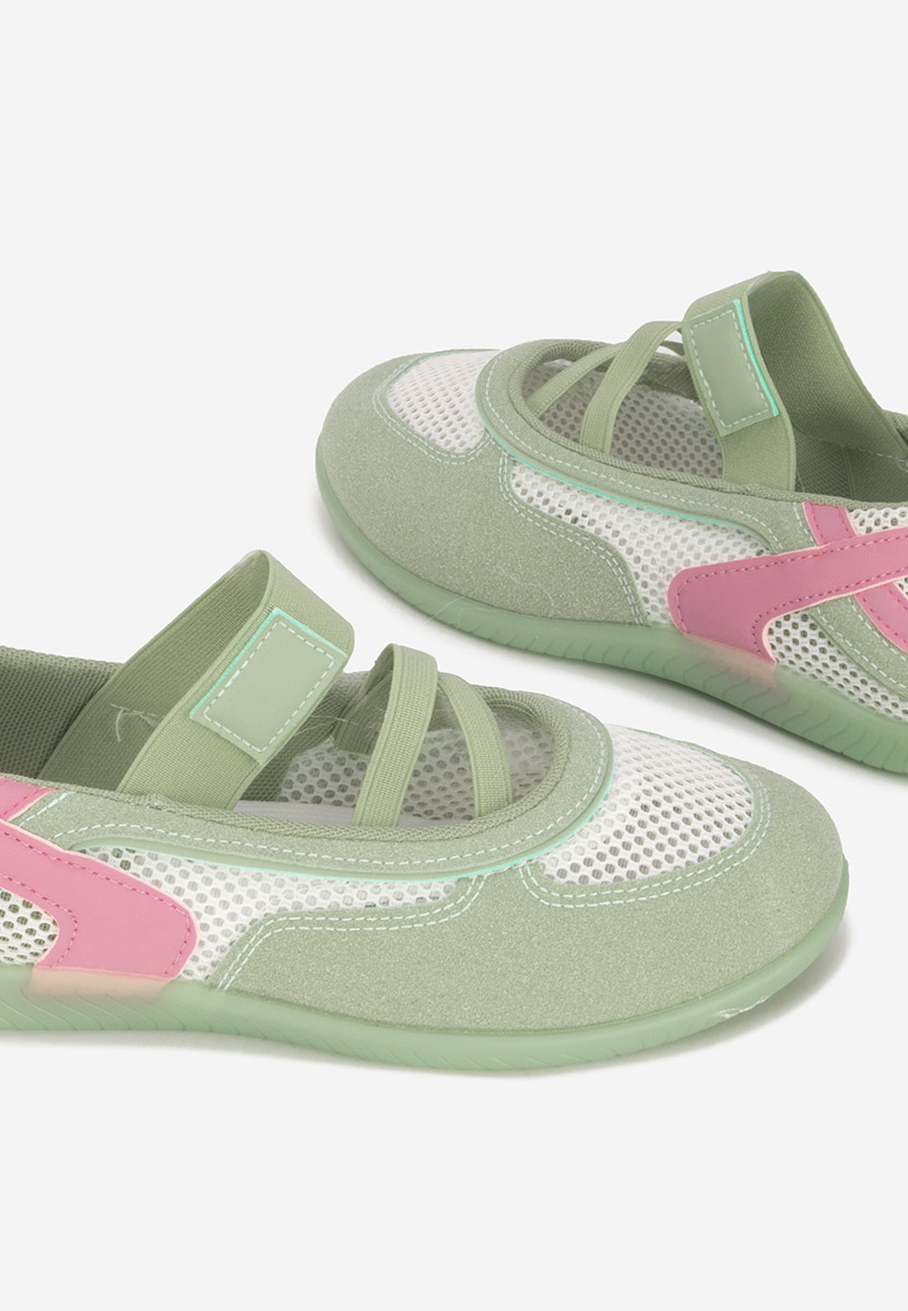 Ballerines sportives vert Denilia