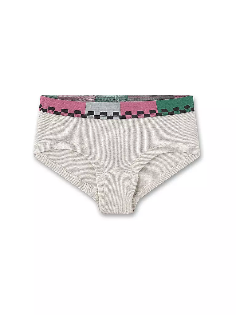 SANETTA Mädchen Pants nature mel hellgrau