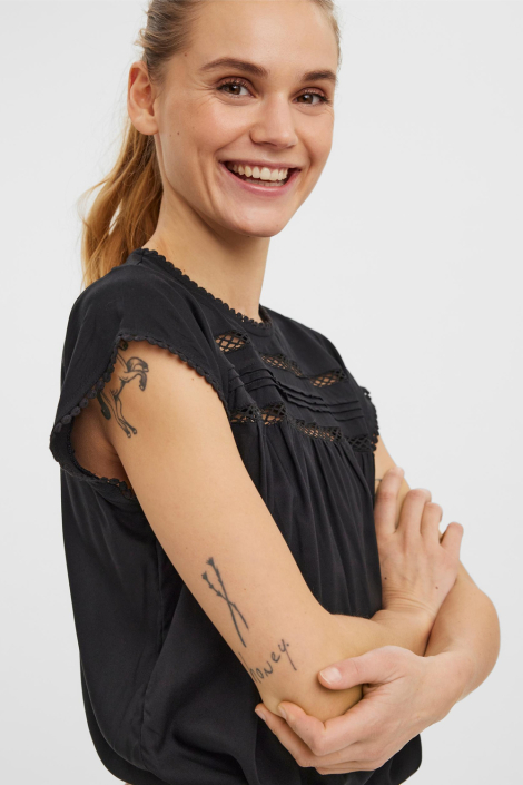 Vero Moda zwarte dames t-shirt