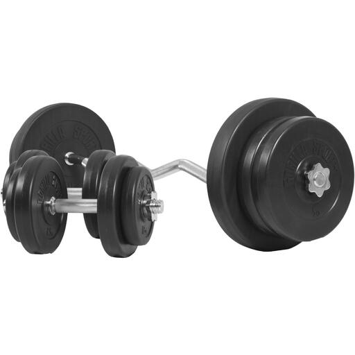 Curl Ez Game de plástico de 70 kg da Gorilla Sports