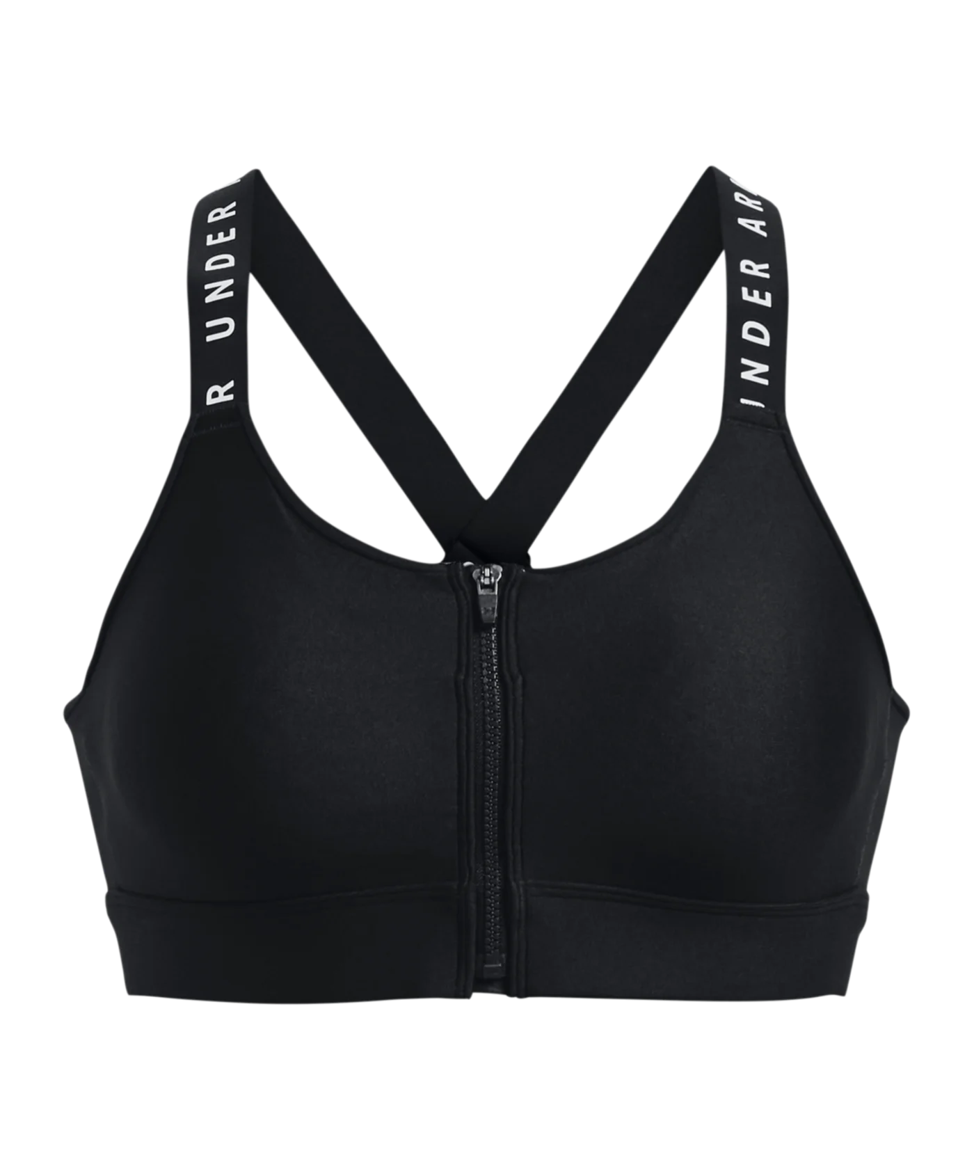 Under Armour Zip Sport-BH Damen Schwarz F001