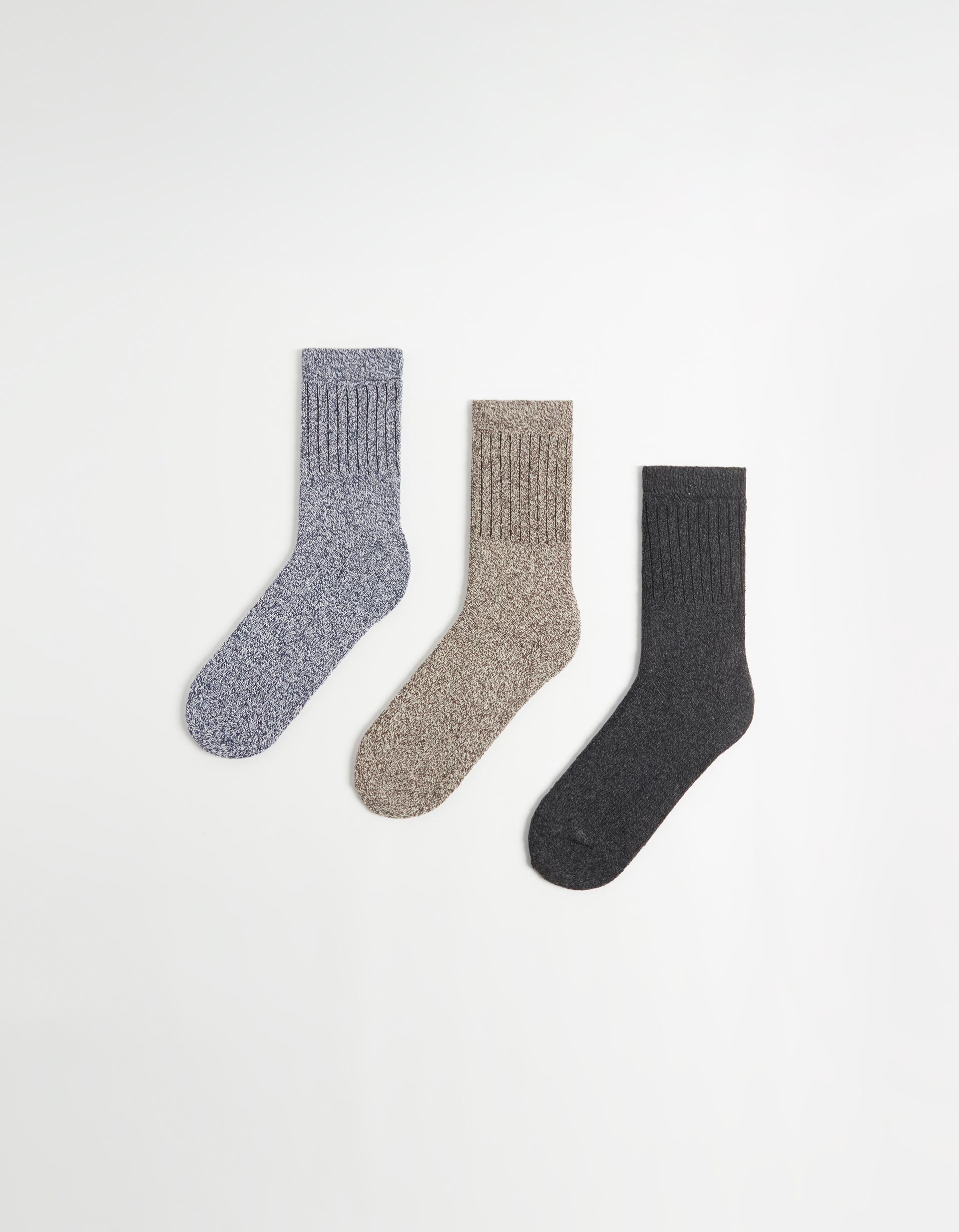 Pack 3 Pares de Meias Montanha, Homem, Preto