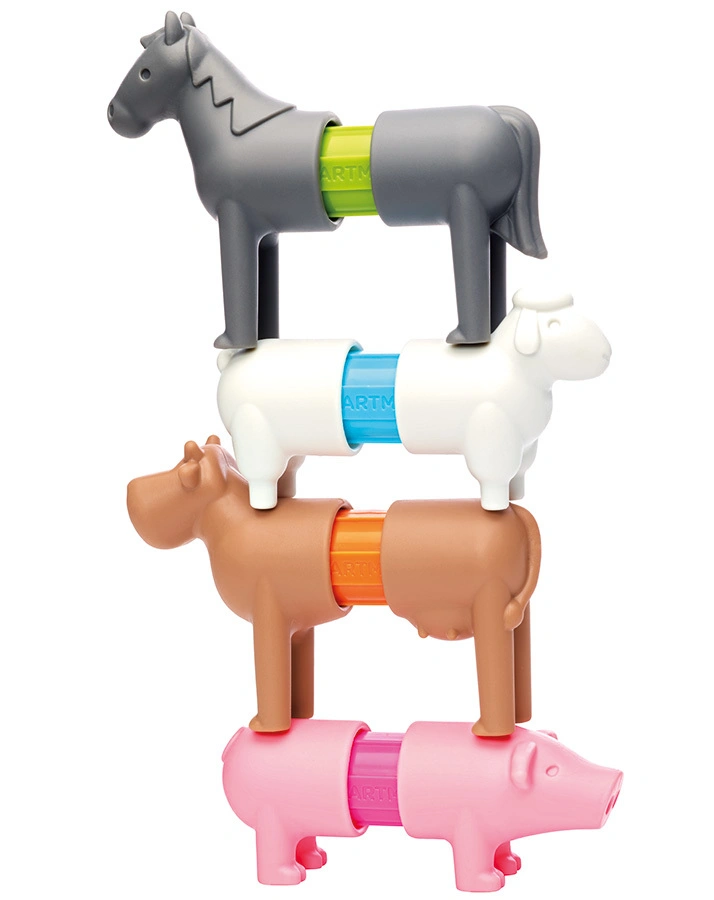 Magnet-Tiere MY FIRST FARM ANIMALS 16-teilig in bunt