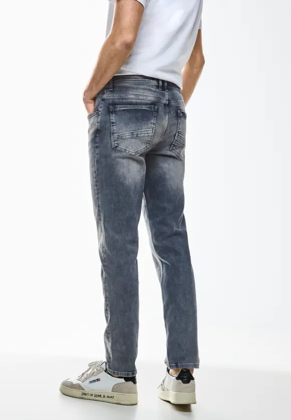 Superslimfit Jeans - dark blue random wash