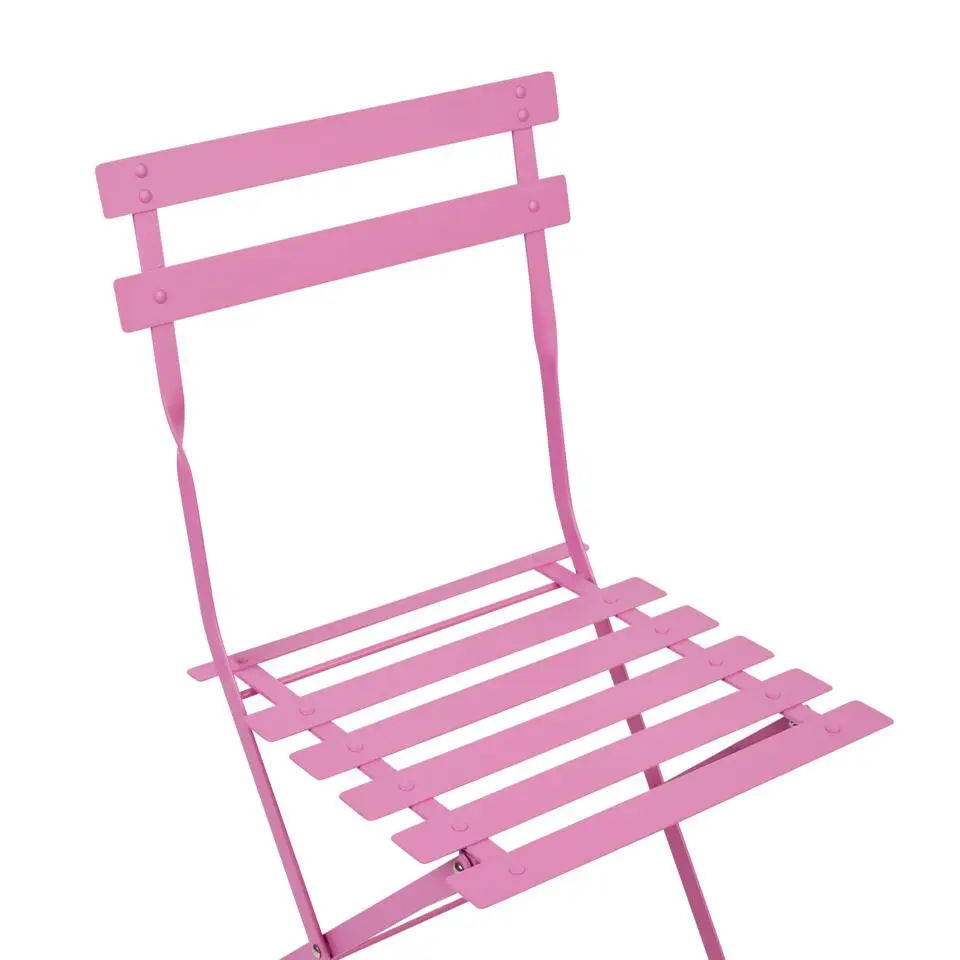 FIORI - Bistroset voor 2 - Roze - Staal