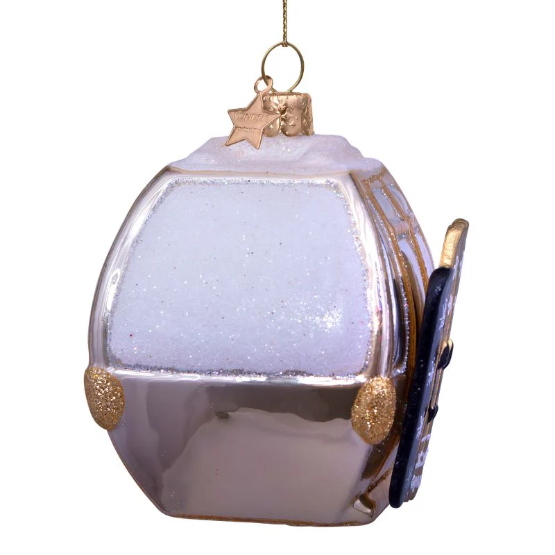 Vondels  Glas gondol juleophæng - H8 cm.