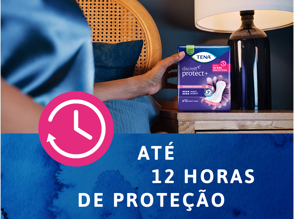 PENSOS INCONTINÊNCIA TENA DISCREET MAXI NIGHT 12UN