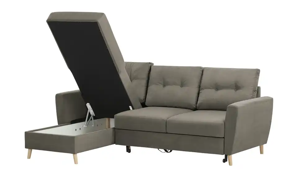 Ecksofa Carla Grau, Braun links