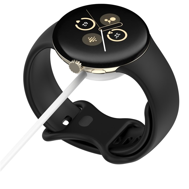 (1m) USB A auf Google Pixel Watch 2 Magnetisches Ladekabel - Weiss