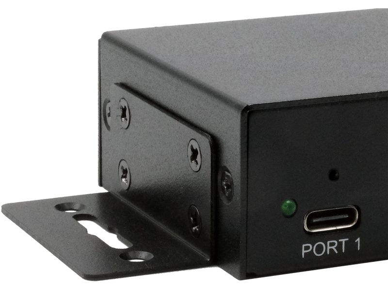 Exsys USB-Hub EX-12294HMS 4 Port USB 3.2 Gen 2 x 1 Metall HUB mit 4x USB-C Anschlüssen