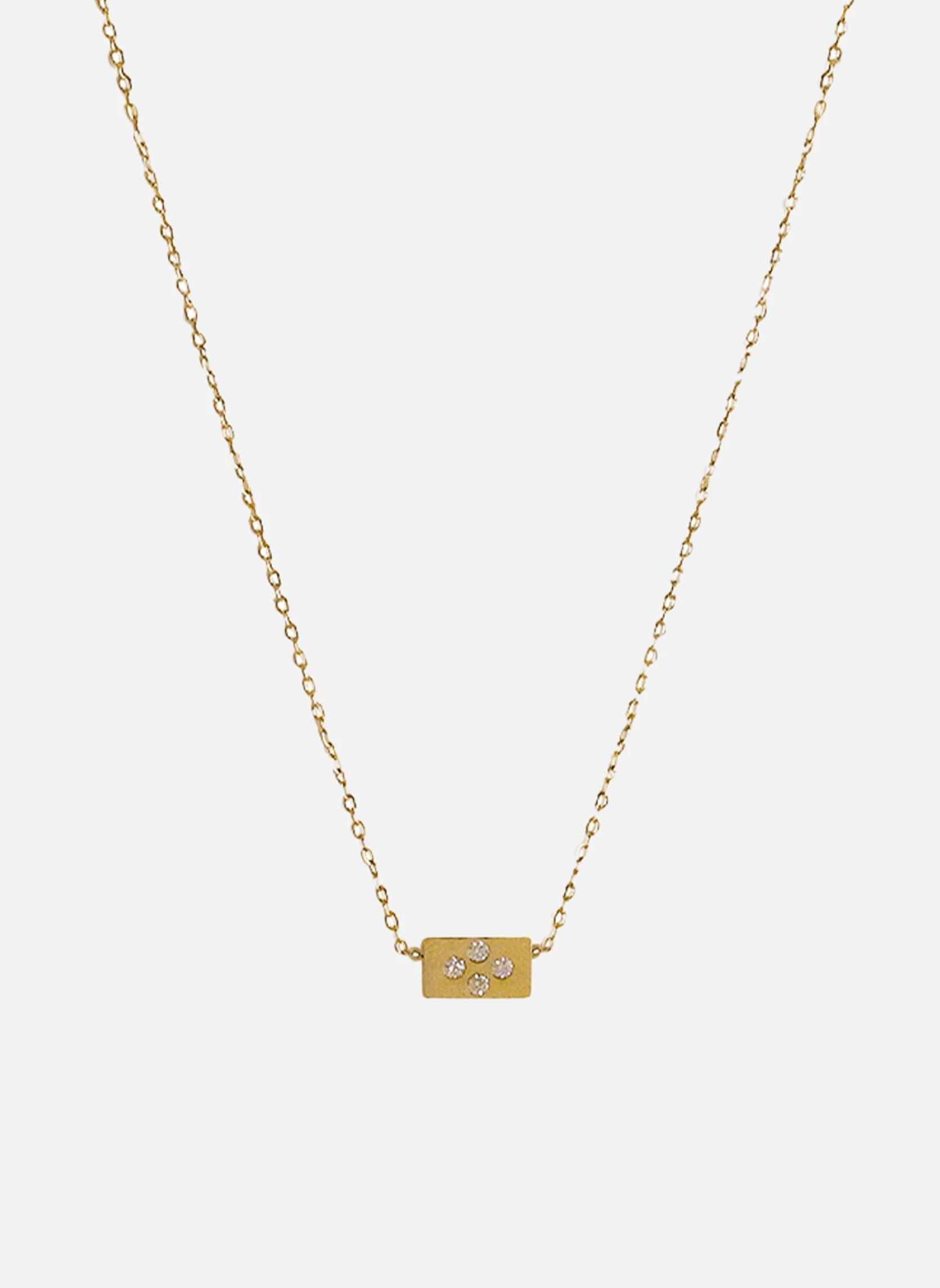 BEE - Collier chaîne boree | Blanc
