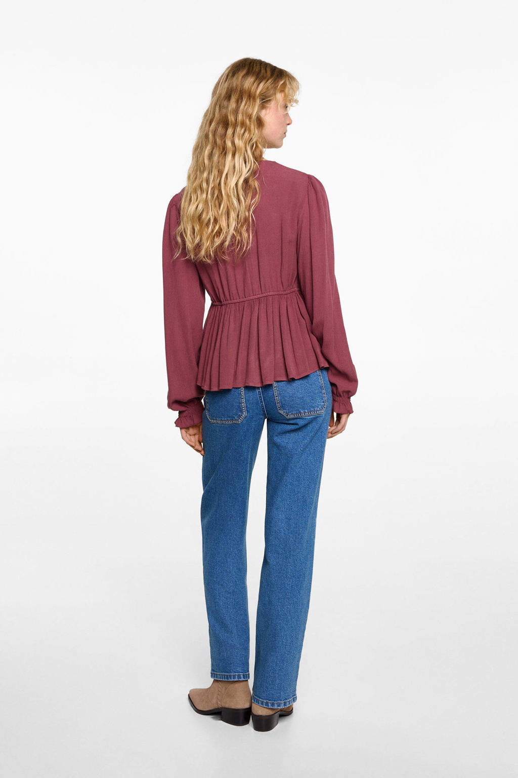 MANGO TEEN blouse donkerrood
