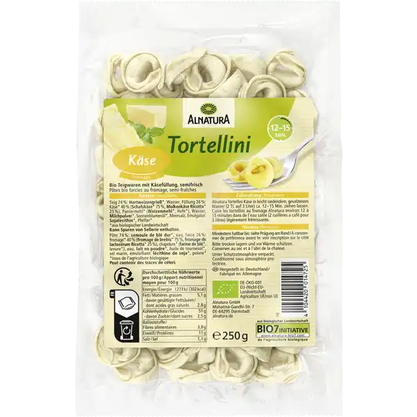 Bio Tortellini Käse