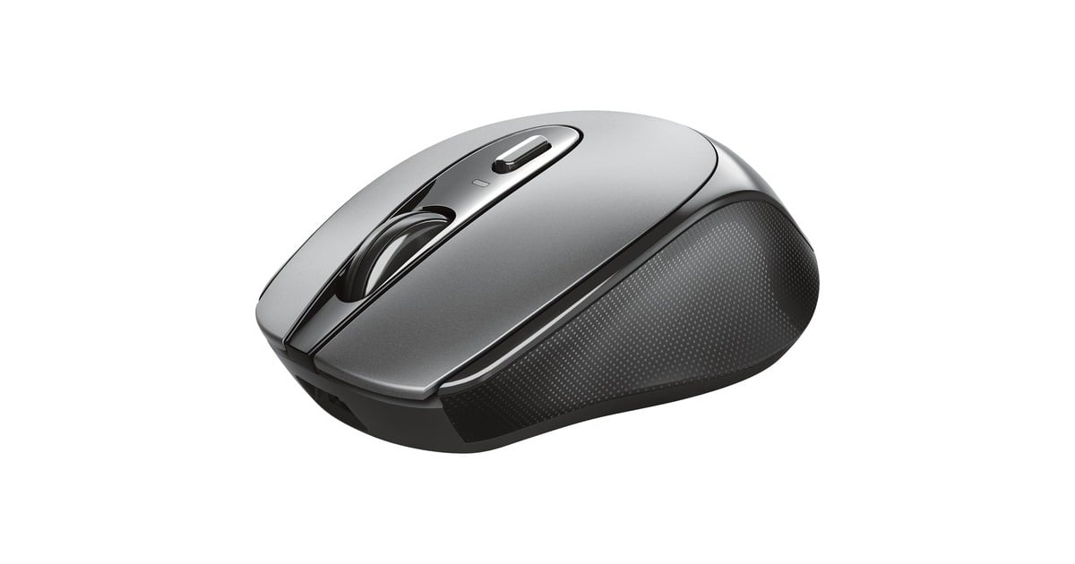 TrustZaya Draadloze oplaadbare muis  (Zwart, 800 - 1600 Dpi)