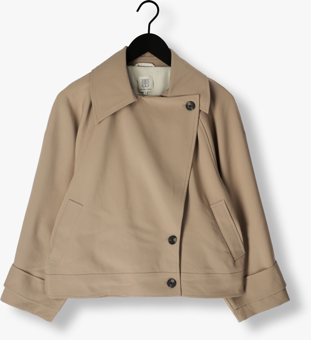 SECOND FEMALE beige second female jack silvia trench jacket