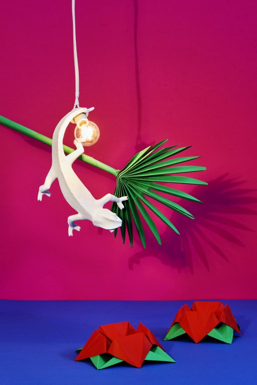 Seletti Chameleon Going Down wandlamp USB