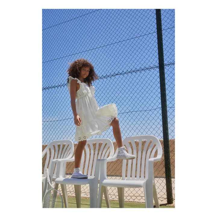 Molo Robe Ceelos Broderie Anglaise | Blanc