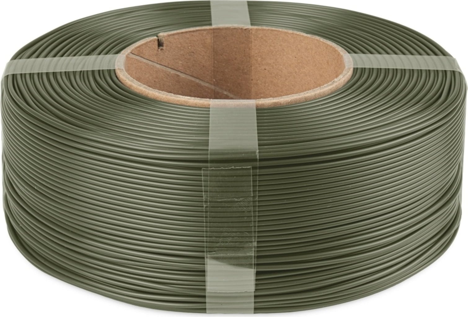 The Filament  Refill PLA Matte Army Green, 1,75 mm / 1000 g    Mattes PLA ohne Spule für funktionale & dekorative Anwendungen in Army Green