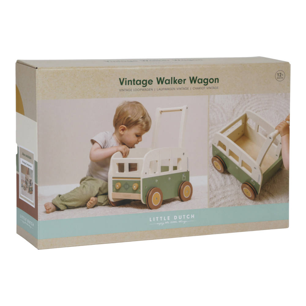 Little Dutch Vintage houten loopwagen