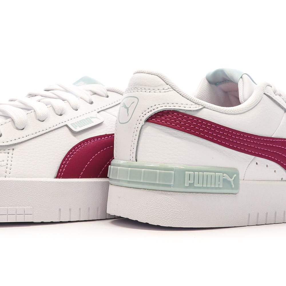 Puma Baskets Blanches/Bordeaux Femme Puma Jada 381990-02