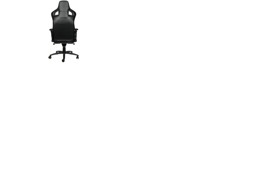 noblechairs EPIC Ægte læder Gaming Stol - sort