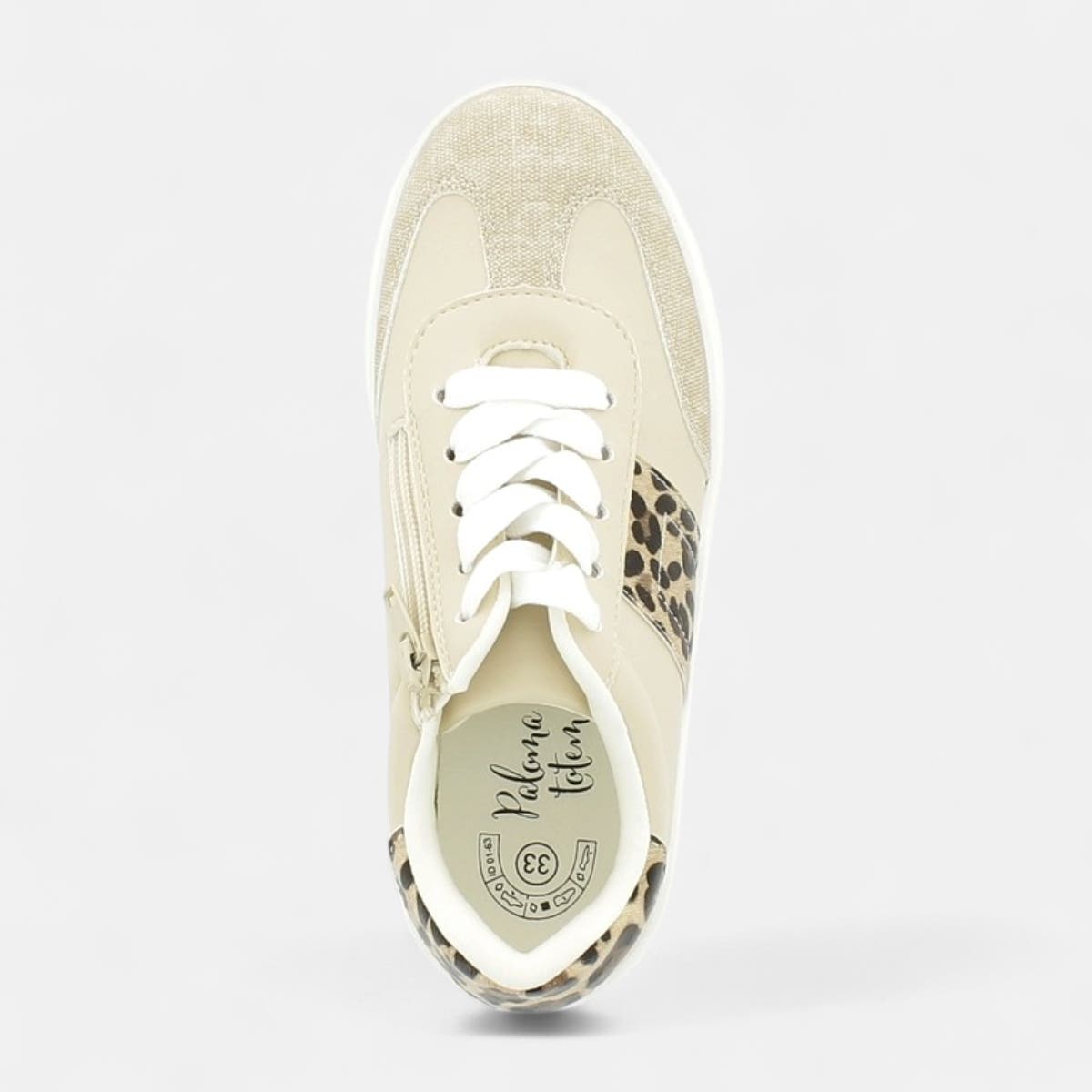 Baskets basses Fille beige