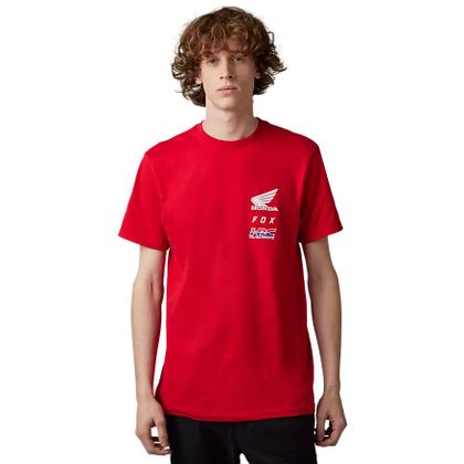 T-Shirt manches courtes Fox HONDA - Rouge
