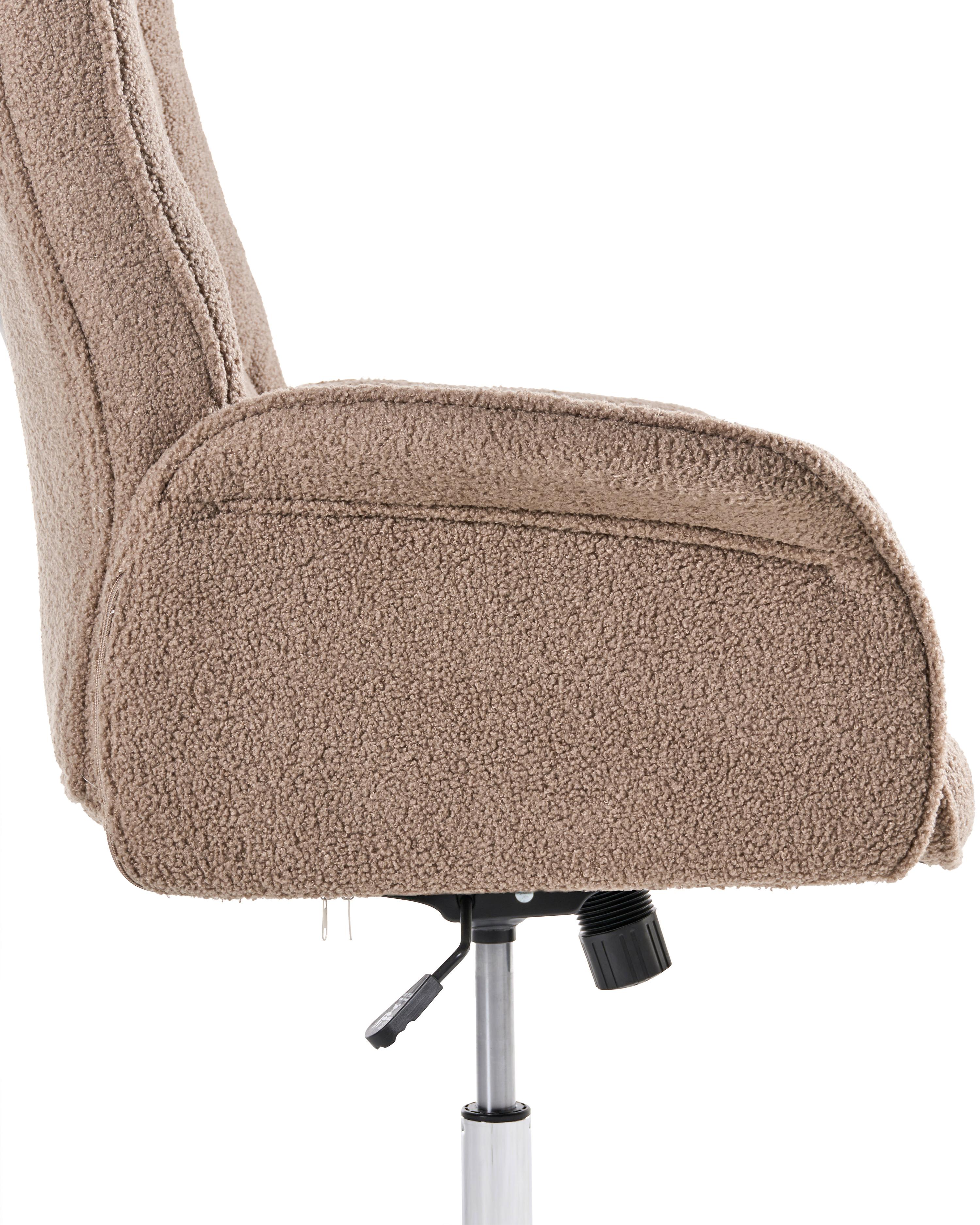 Bureaustoel PILOT Bouclé Bruin