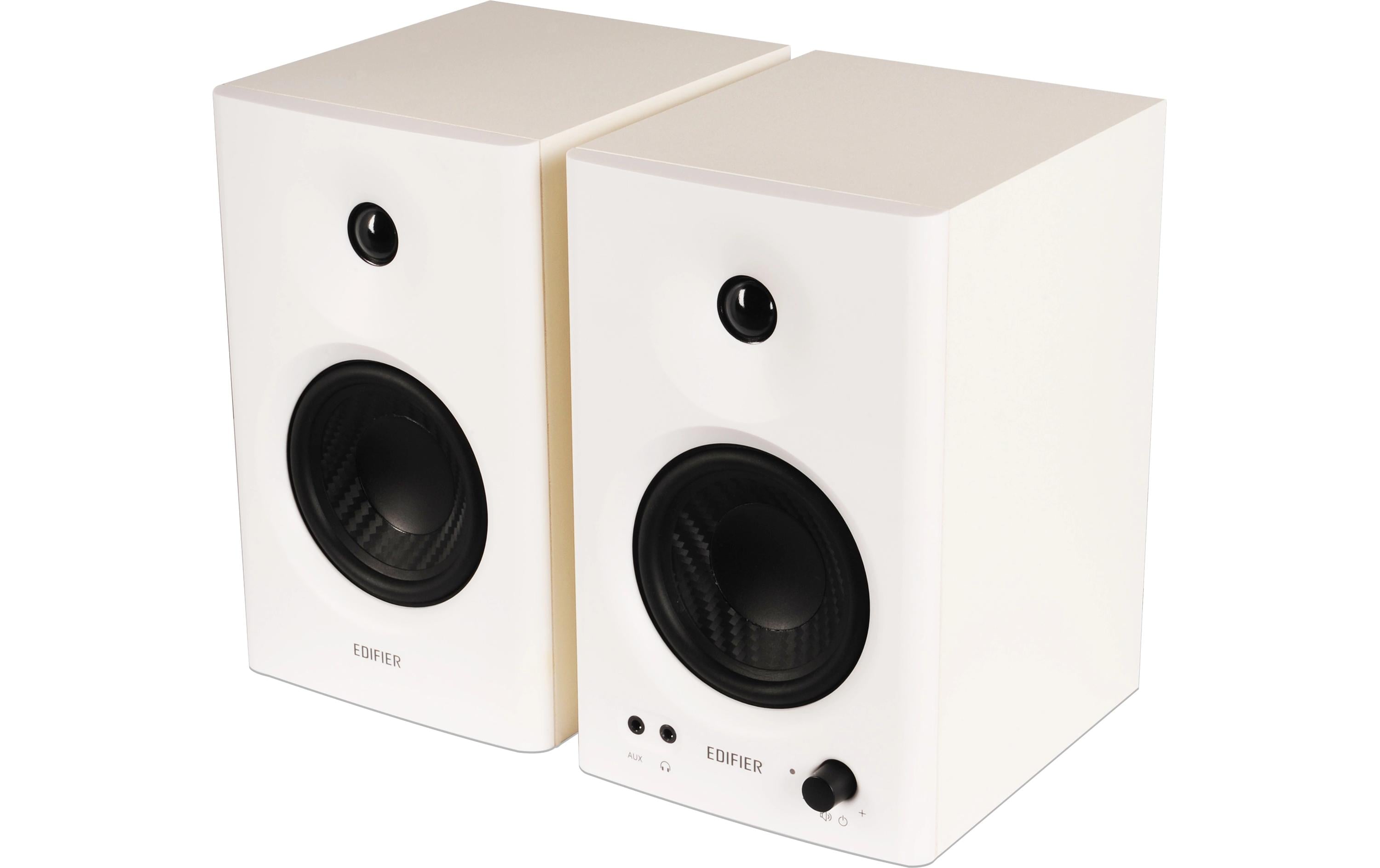 Regallautsprecher Paar MR4 Weiss<br>Aktivierte Studio-Monitor-Lautsprecher
