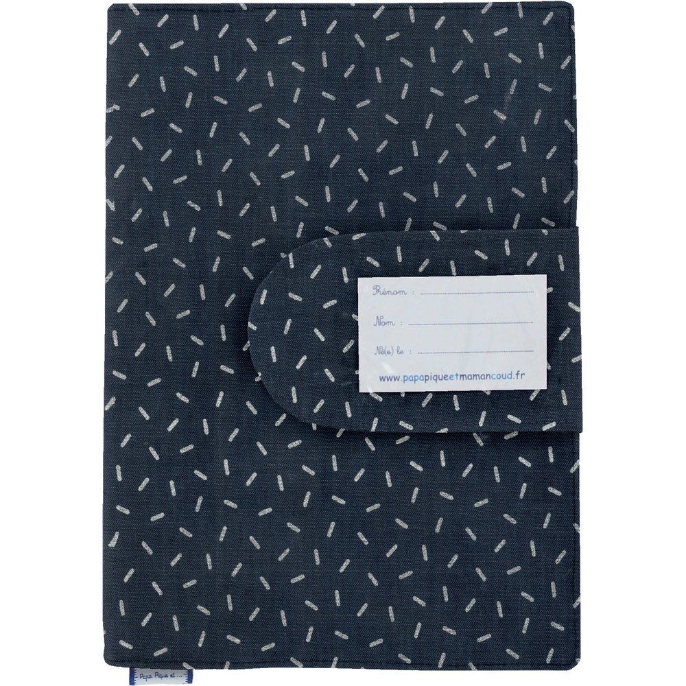 Protège Carnet De Santé Paille Argent Jean