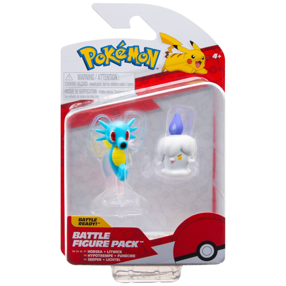 Pokémon Lichtel und Seeper 5 cm Kampffiguren 2er-Pack