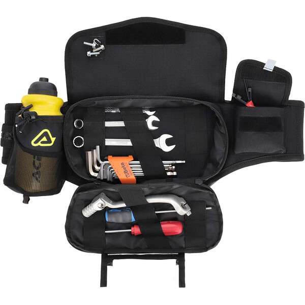 Acerbis - Sacoche banane Ram Pro Logo Noir / Gris / Jaune