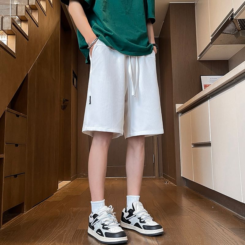 emeisa - Effen short met middelhoge taille