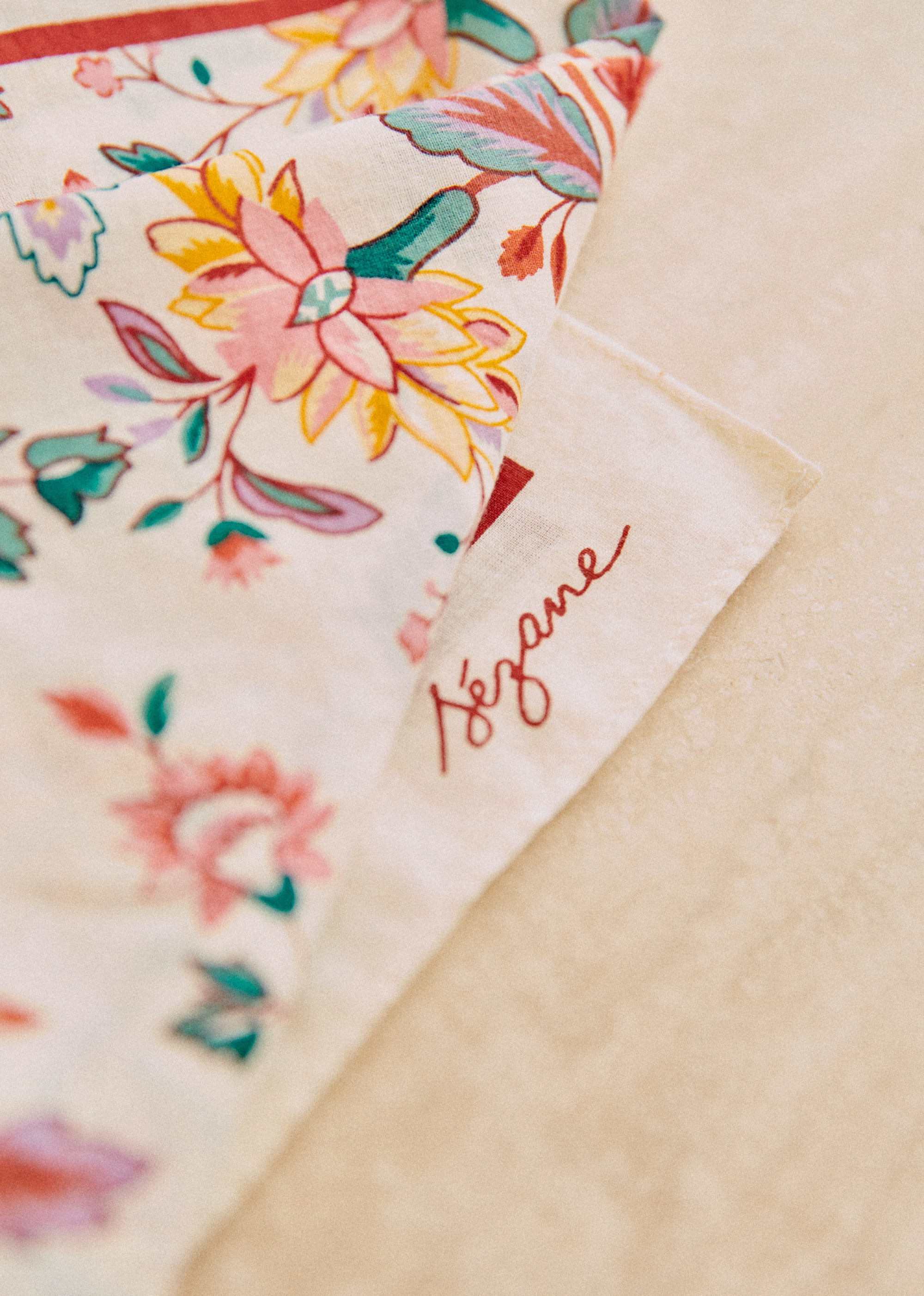 Foulard Gaston - Fleurs Pastel multico - LES COMPOSANTES/DÉCOUVRIR 5906646