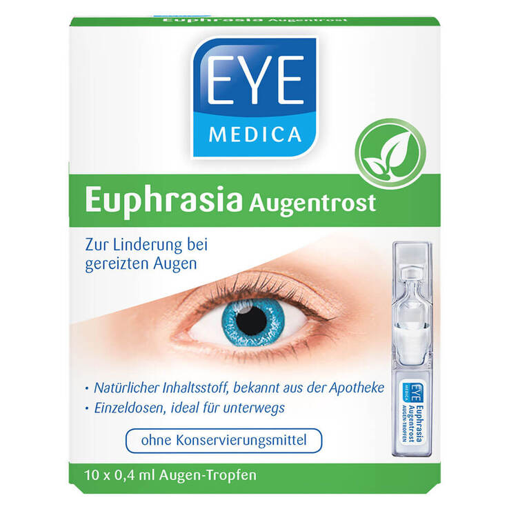 Eye Medica Euphrasia Augentrost Augentropfen, 10X0.4 ml