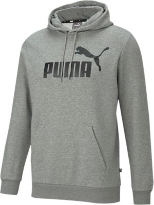 PumaESS Big Logo Hoodie FL - grau