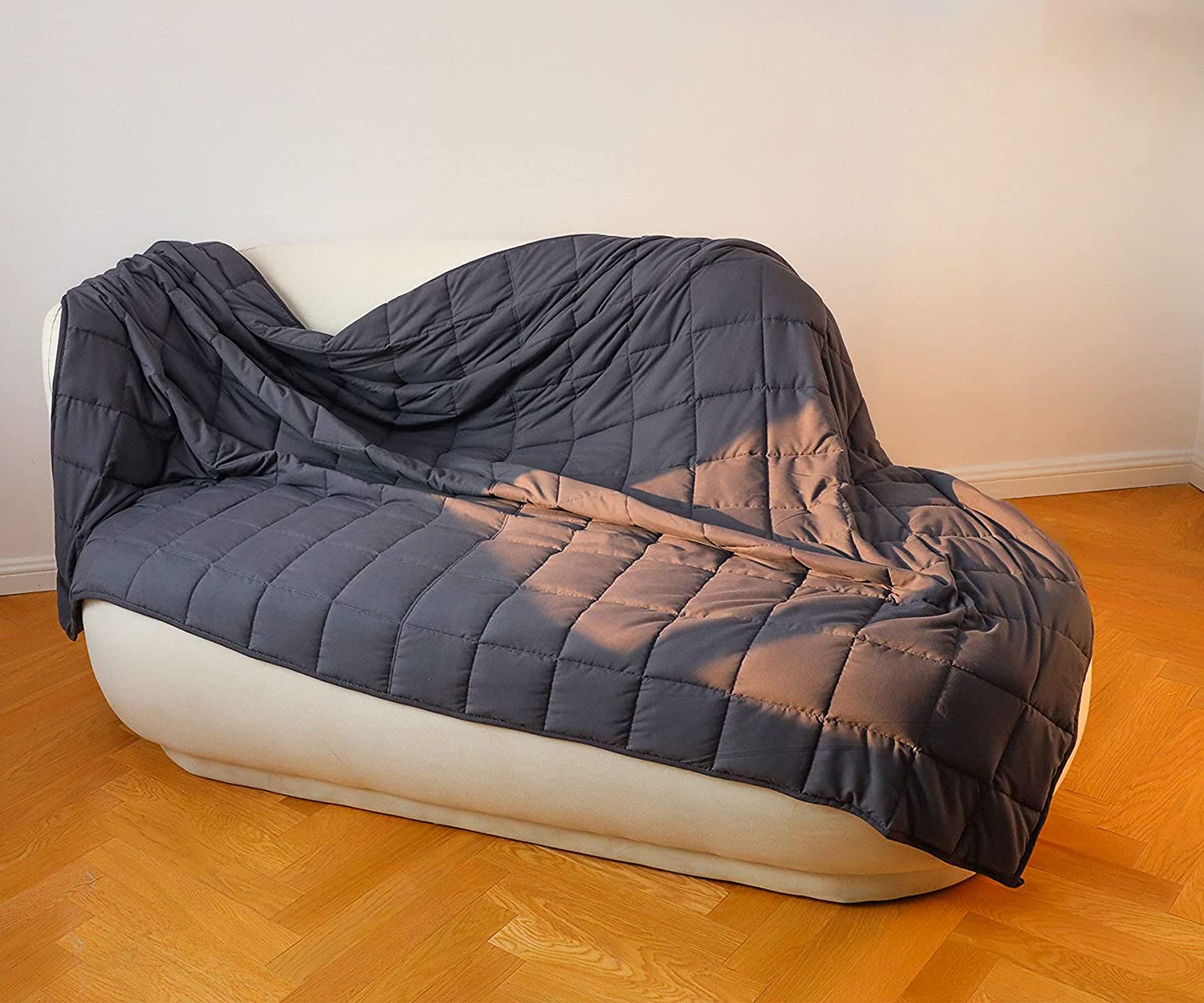 Heavy Blanket for Adult, Premium Cotton with Natural Glass Beads