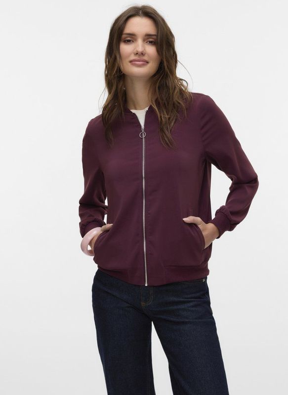 Vero Moda - Vmcoco Bomber Jack - Winetasting - Polyester - Regular Fit