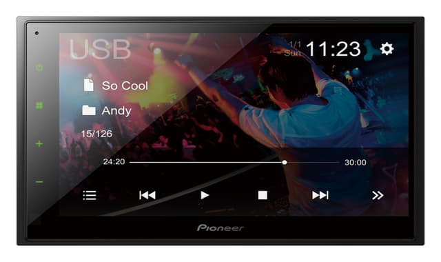 Pioneer DMH-A340DAB Multimediaafspiller- Bluetooth / DAB+